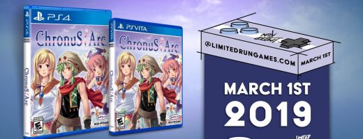 Chronus Arc Getting Limited Run Games Release