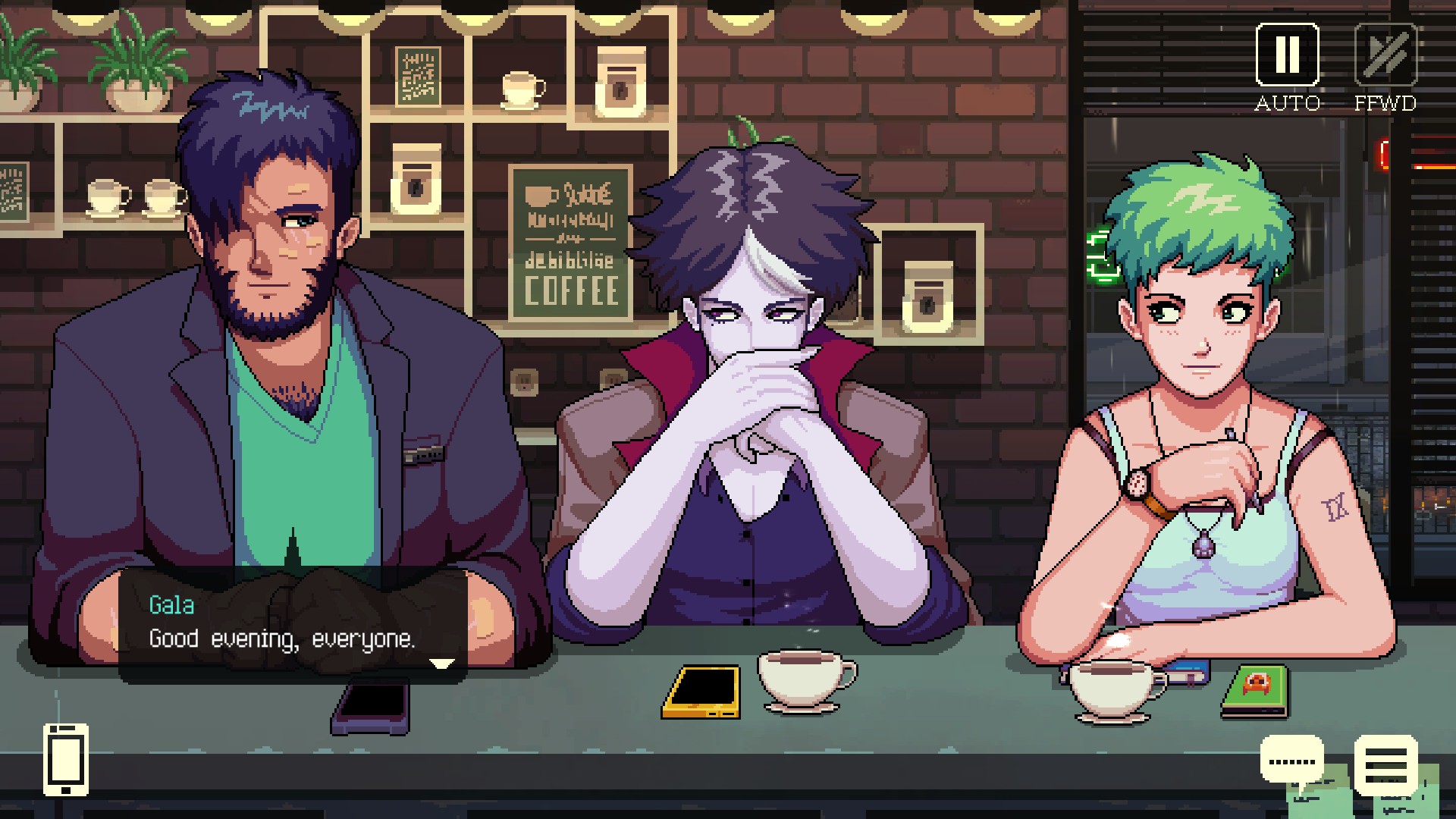 One of the most interesting aspects of Coffee Talk is when the game ends