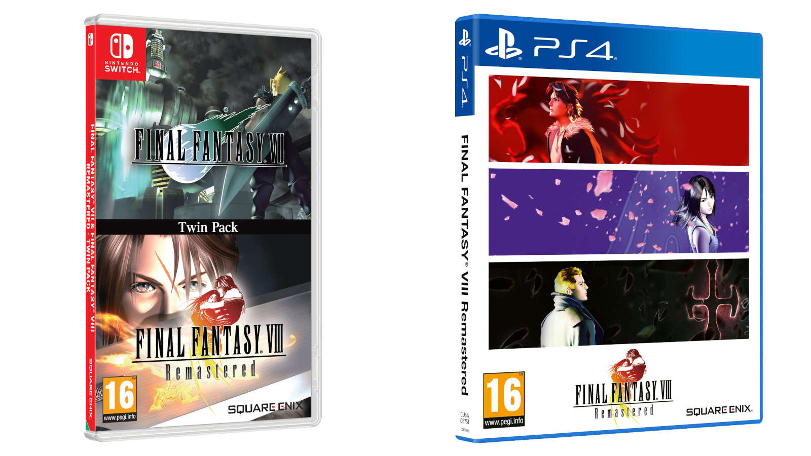 Final Fantasy VII, VIII Physical Editions Releasing in Europe