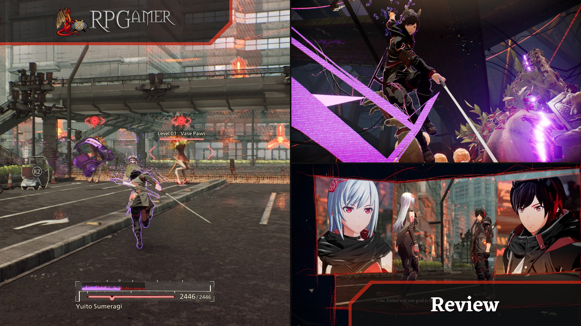 Scarlet Nexus Video Game Review. A fusion of JRPG, hack and slash