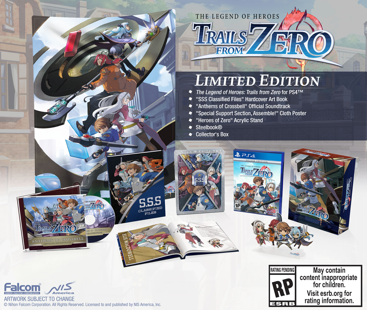 The Legend of Heroes: Trails from Zero Limited Edition Announced