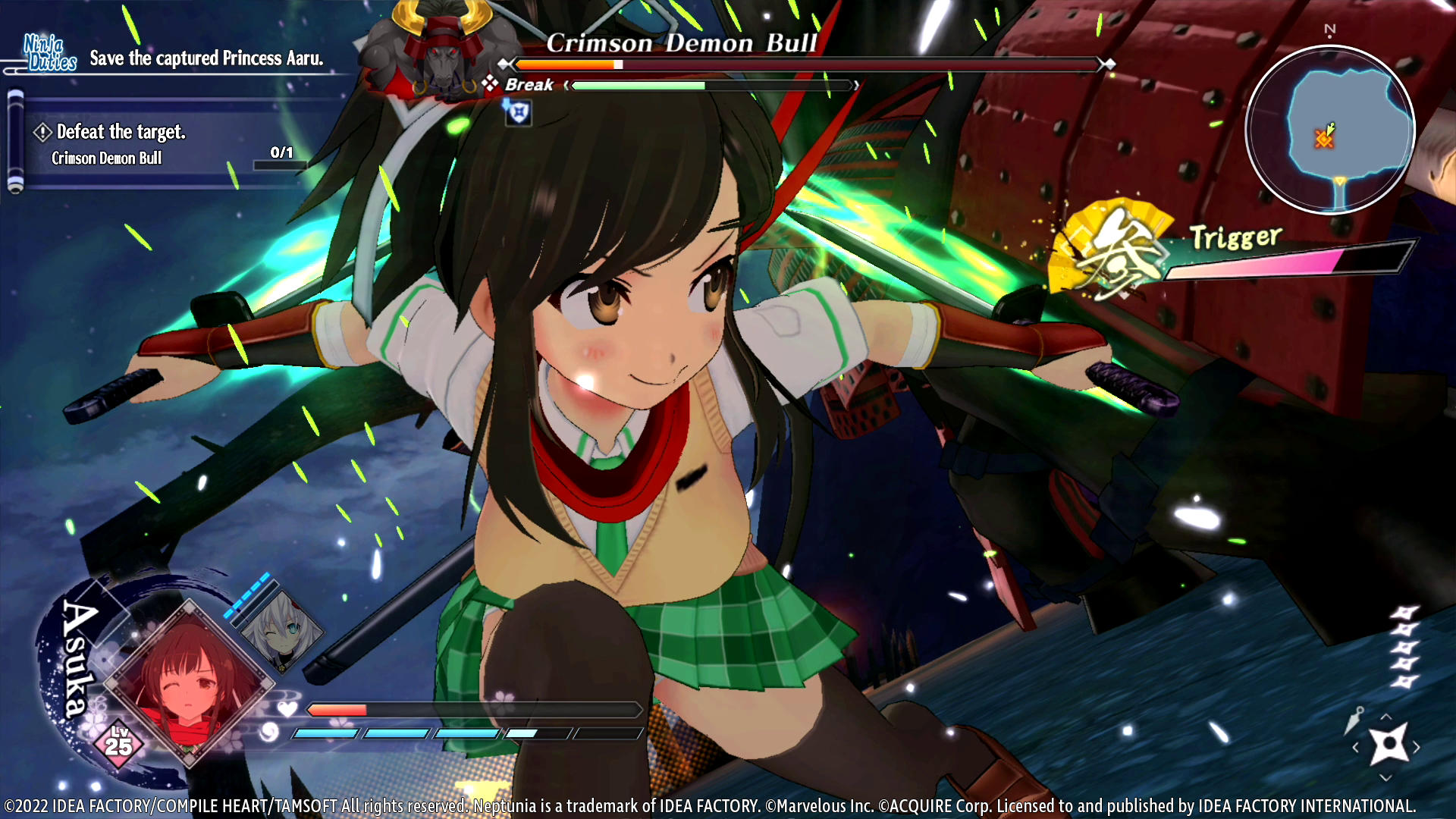 SENRAN KAGURA Burst Re:Newal Gameplay (PC) 