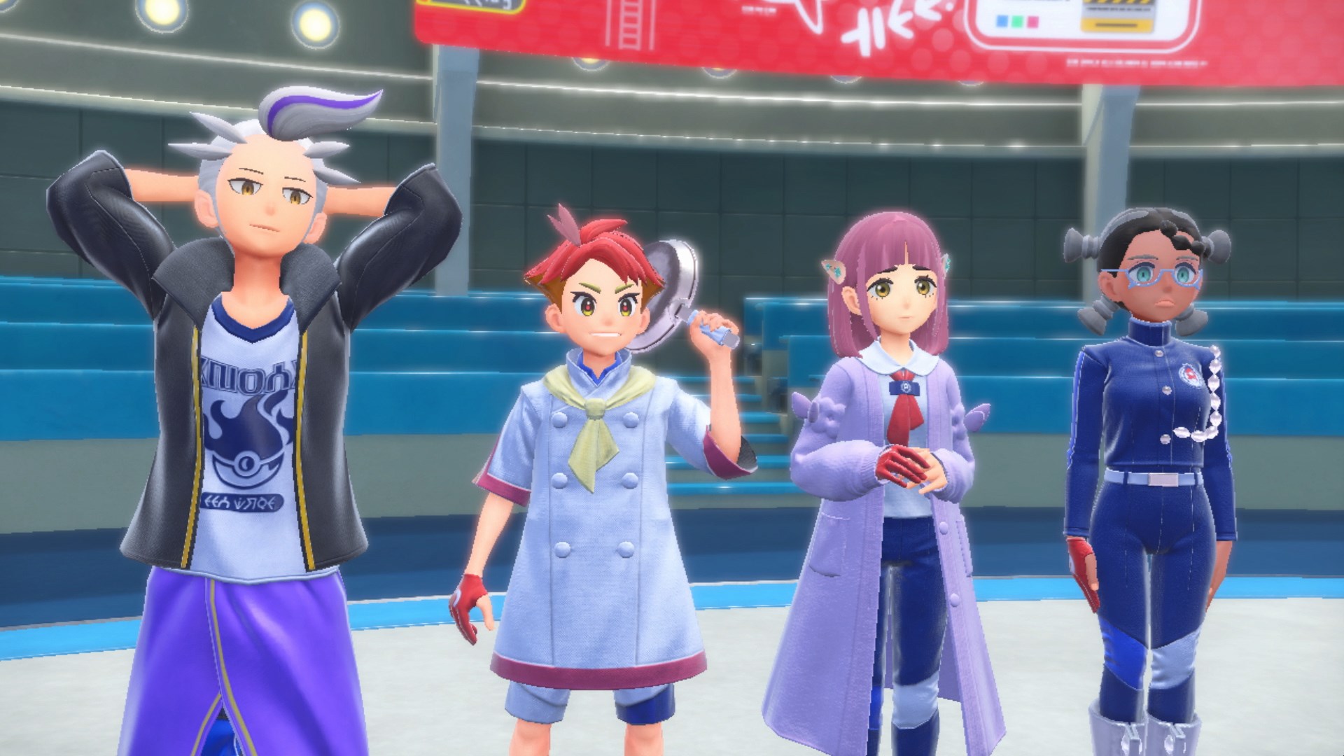 My trainer from Pokémon Sword and Pokémon Violet. Hopefully the DLC will  give us better hairstyles and uniforms. Or more custom clothes options. :  r/PokemonScarletViolet