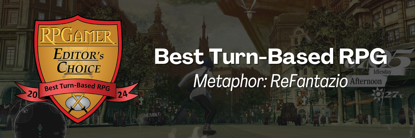 Best Turn-Based RPG -- Metaphor: ReFantazio