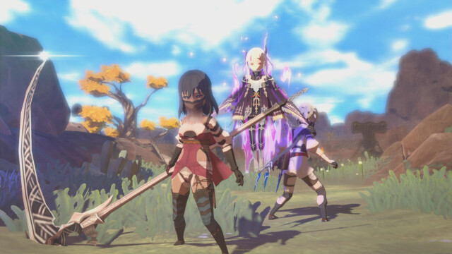 This game really could have used more women fighting with giant scythes.