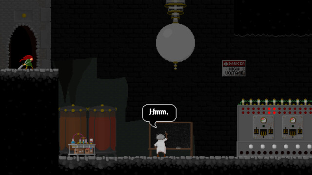 Check out that sweet dialogue box. That means there's some sort of story here somewhere!