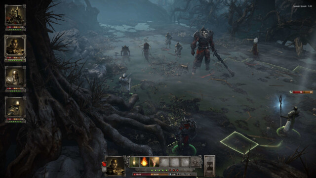 Everything looks dead.