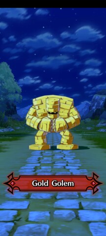 Dragon Quest monsters abound. Gold Golem