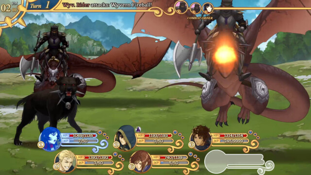 Turn-based combat works well enough without standing out.