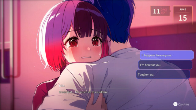 Players can influence the relationships between characters.