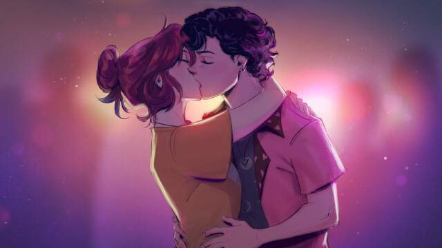 All the smooching!