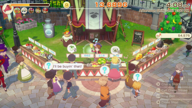 The bazaar is hectic fun.