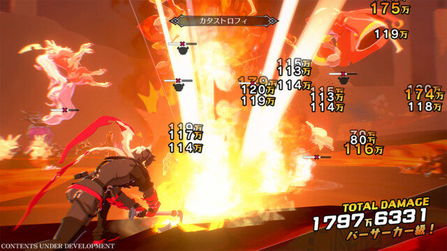 Like the main series, the game loves lots of damage numbers.